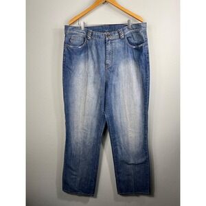 Ralph Lauren Vintage Lauren Jeans Co Women's Size 16W 37X31 Green‎ Label